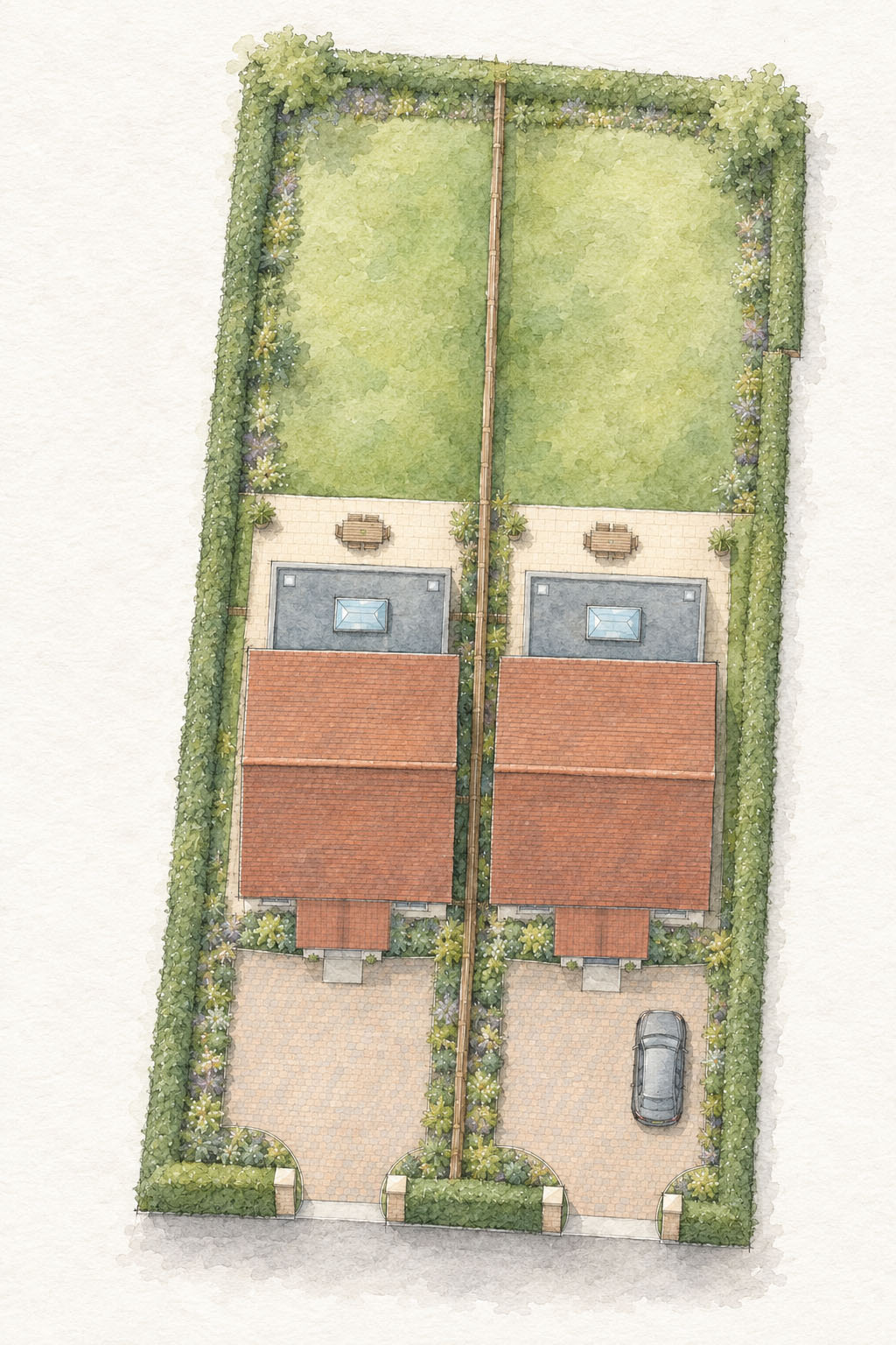 Driftwood — Site plan — The Moorings, Warsash