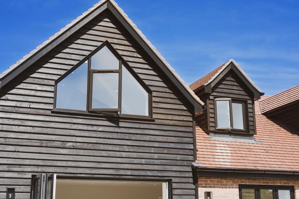 Broadleaf — Gable detail and timber cladding